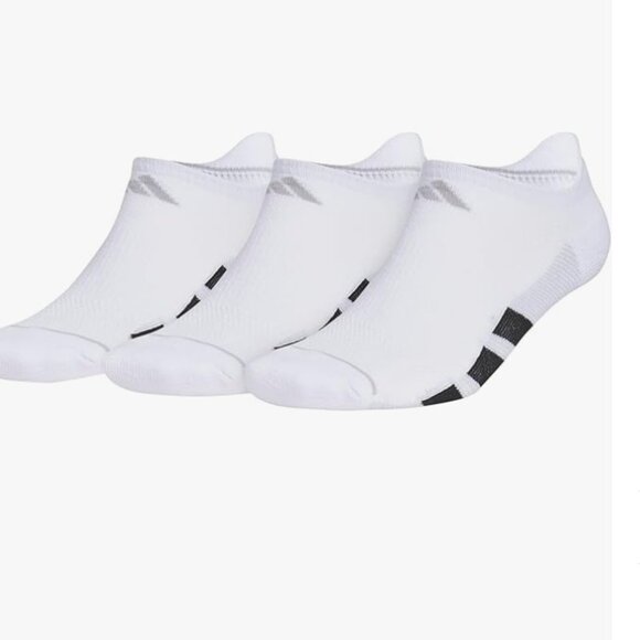 adidas Other - Adidas Men’s No Show Training Socks 3-Pack White  ClimaCool NWT STOCKING STUFFER
